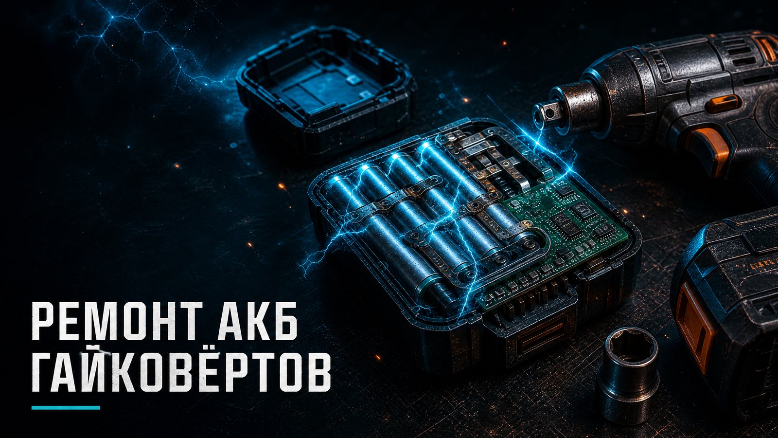 Ремонт аккумуляторов гайковёртов