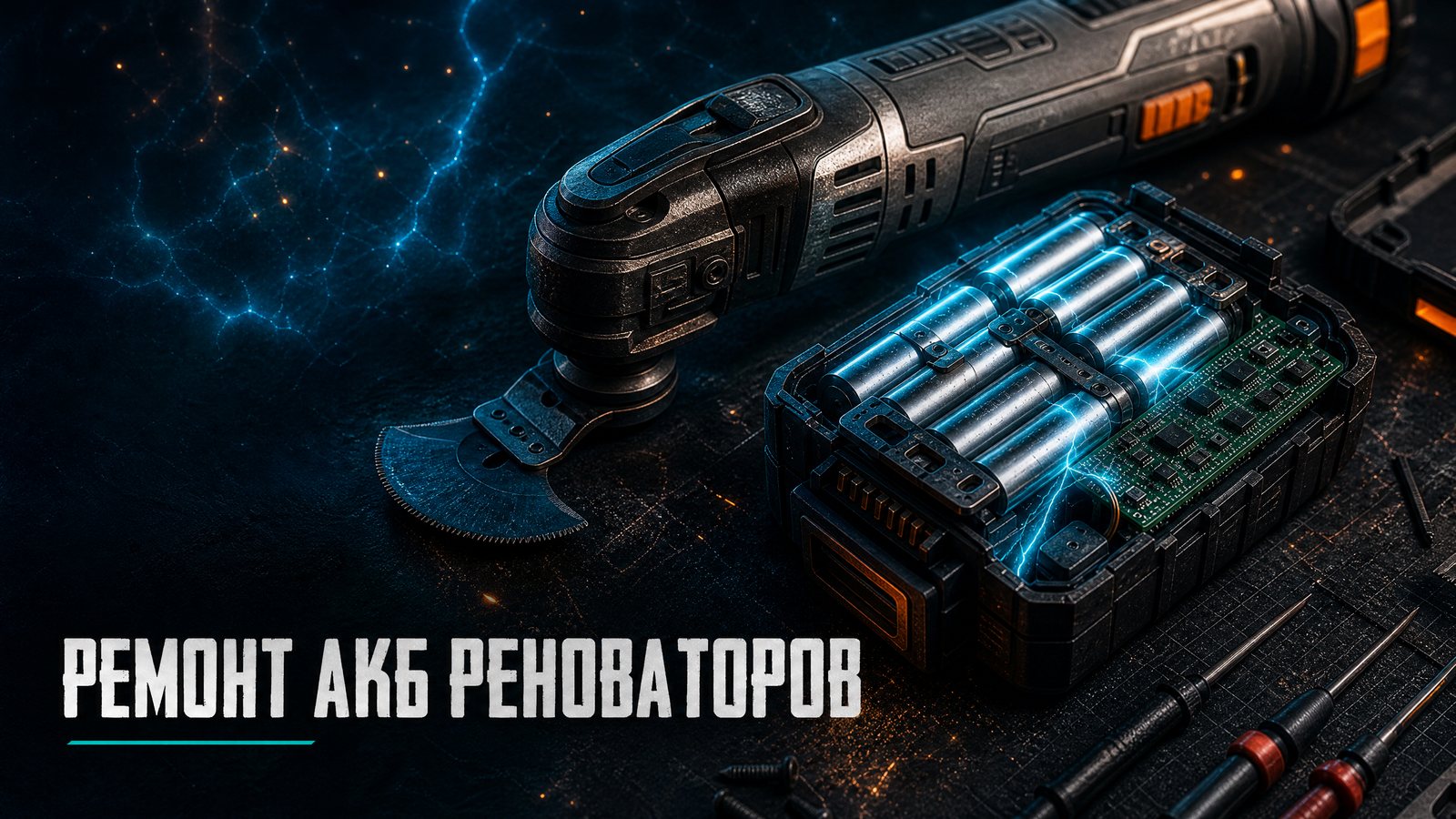 Ремонт аккумуляторов реноваторов