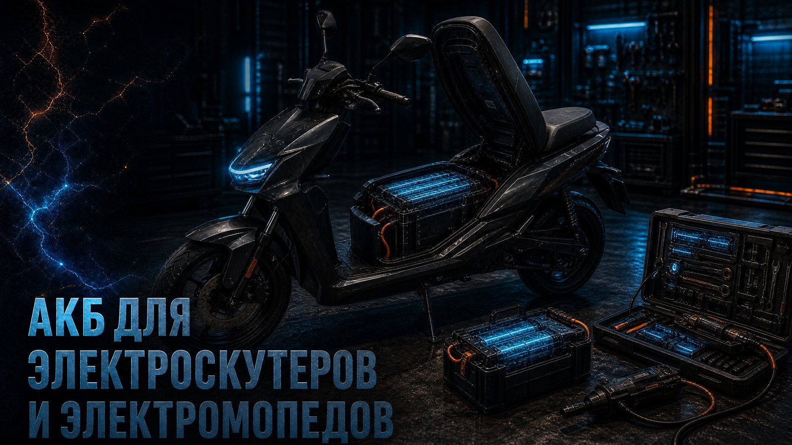 АКБ для электроскутеров и электромопедов