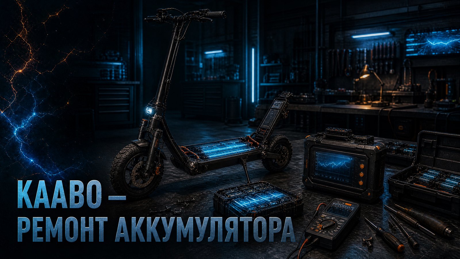 Kaabo — ремонт аккумулятора